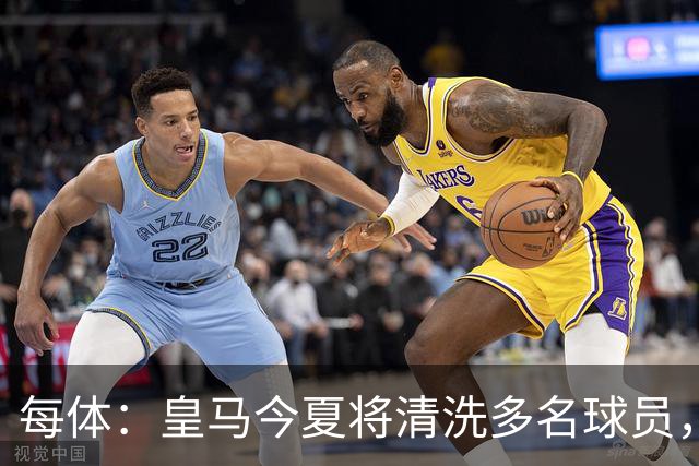 每体：皇马今夏将清洗多名球员，各条线都有人需要离开